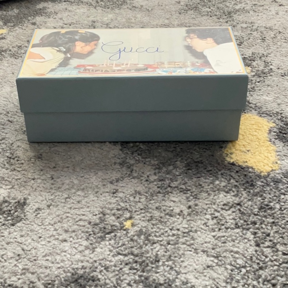 Gucci Black and Multicolor Slide Sandals - Picture 8 of 12